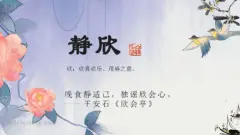 取自诗词中的的名字给人温暖俊秀的男孩女孩名字