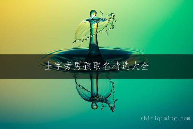 土字旁男孩取名精选大全