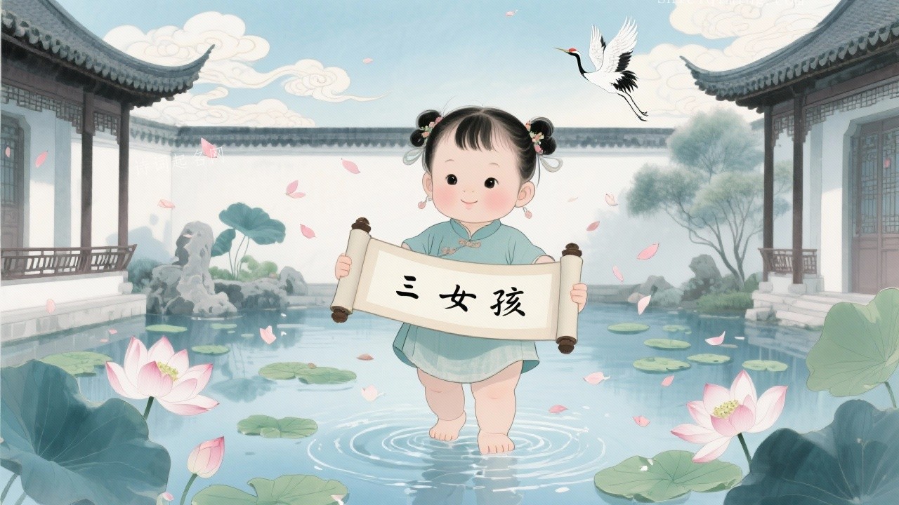 带三点水的女孩名字精选