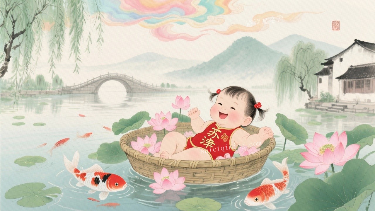 苏姓女孩带津字的好名字推荐