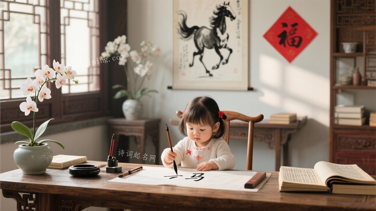 属马女孩才华横溢的名字精选