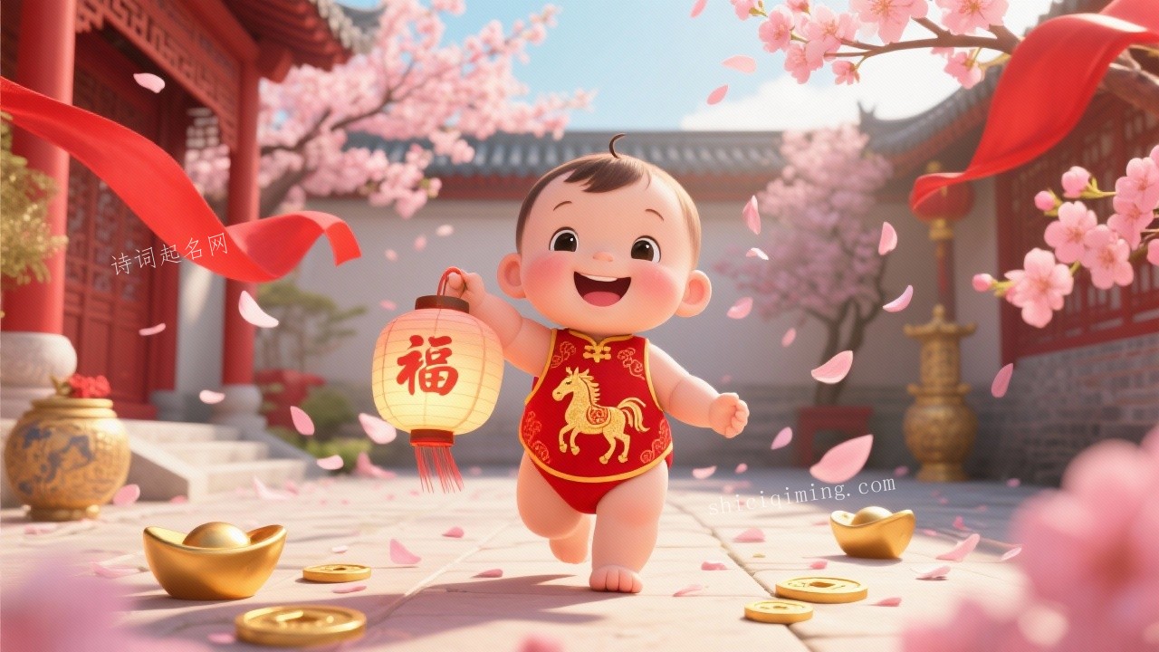 卢姓属马男孩简洁好名推荐