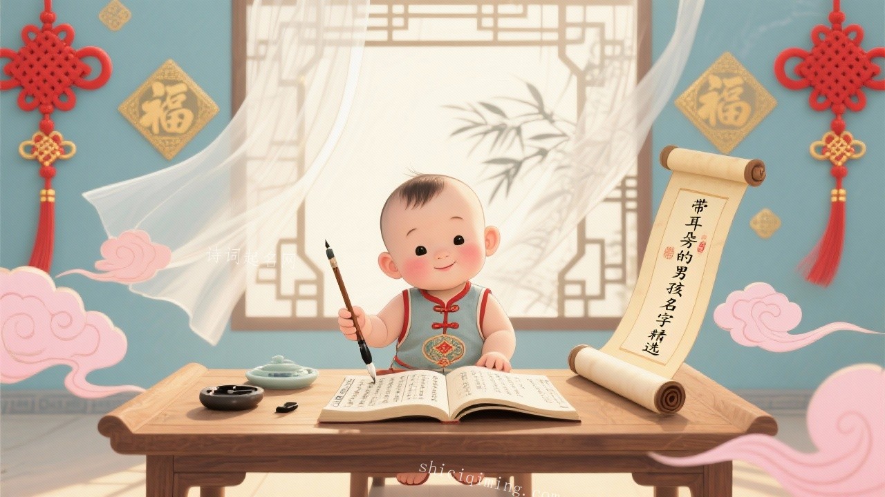 带耳朵旁的男孩名字精选